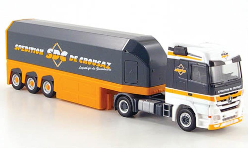 Mercedes Classe GLA 1/87 Herpa Actros LH 08 Glastransp.-SZ Interliner/De Crousaz diecast model cars
