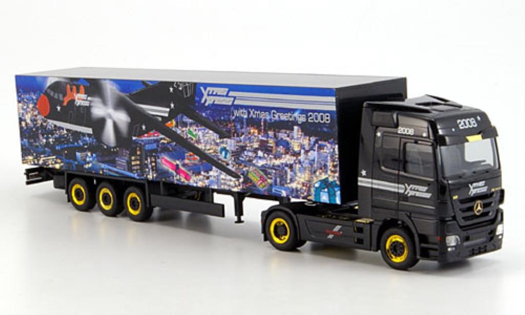 Mercedes Actros 1/87 Herpa LH 08 Koffer-Sattelzug Weihnachten 2008 diecast model cars