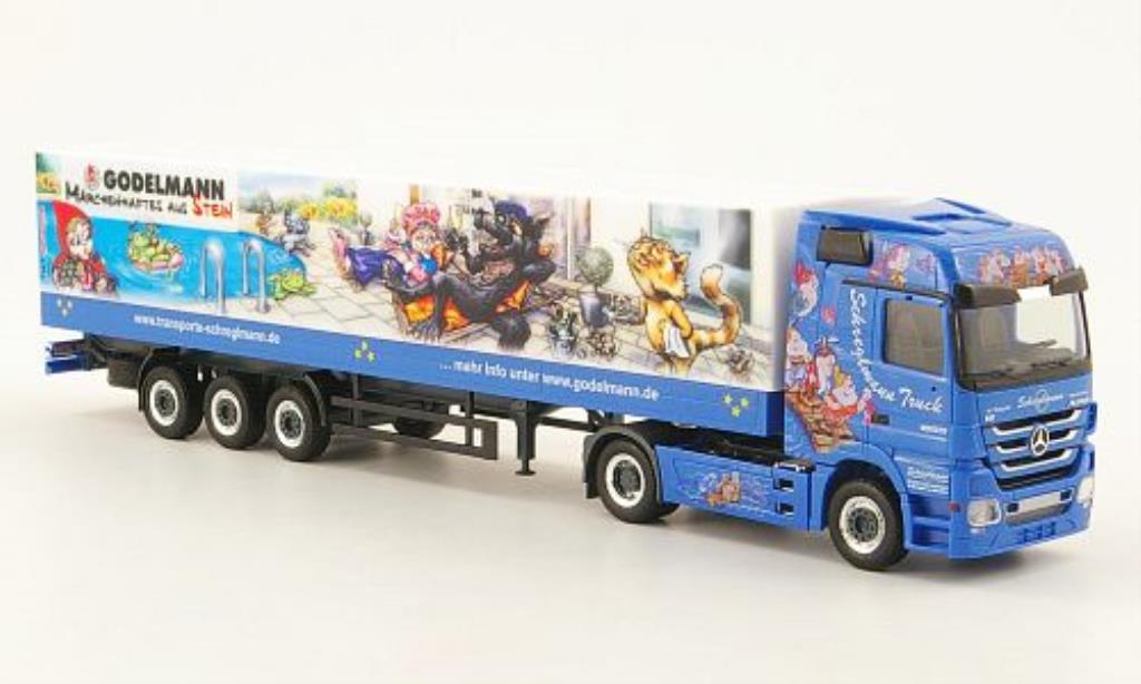 Mercedes Actros 1/87 Herpa LH Schreglmann / Godelmann Marchentruck 1 Planen-SZ diecast model cars