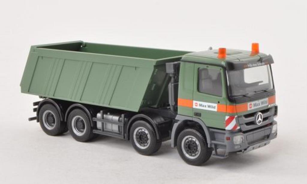 Mercedes Actros 1/87 Herpa M 08 Max Wild Kipper-LKW 4-achs diecast model cars