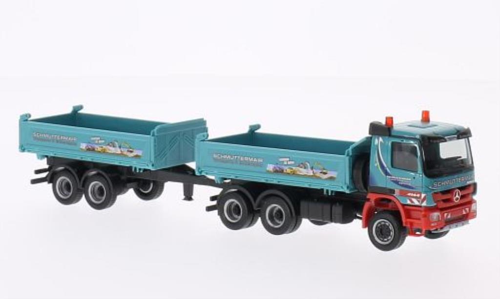 Mercedes Actros 1/87 Herpa M 08 Meiller Schuttermair Tandemkipper-Hangerzug diecast model cars