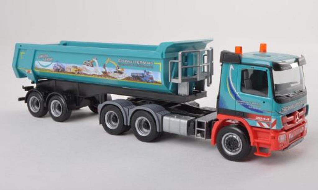Mercedes Actros 1/87 Herpa M08 Rundmulden-SZ 3/2 Schmuttermair diecast model cars
