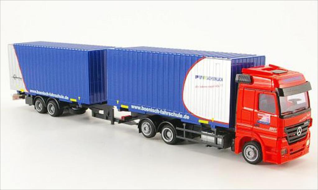 Mercedes Actros 1/87 AWM MP2 Fahrschule Bohnisch Koffer-HZ diecast model cars