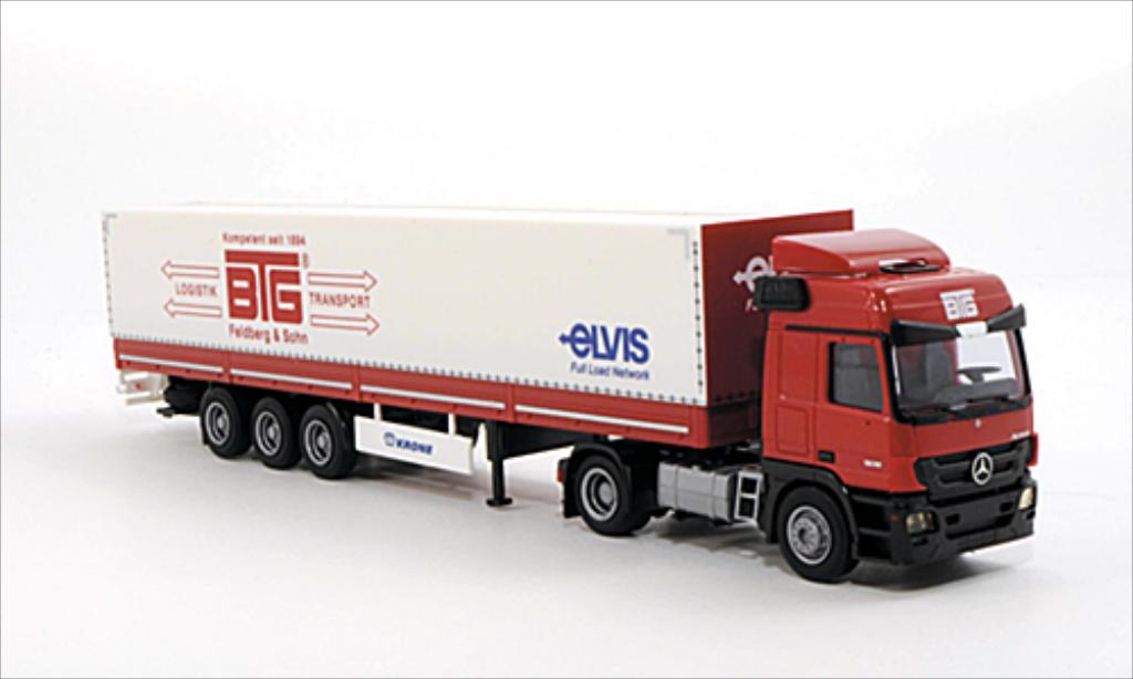 Mercedes Actros 1/87 AWM MP3 L/Aerop. BTG Feldberg & Sohn Pritschen-SZ diecast model cars