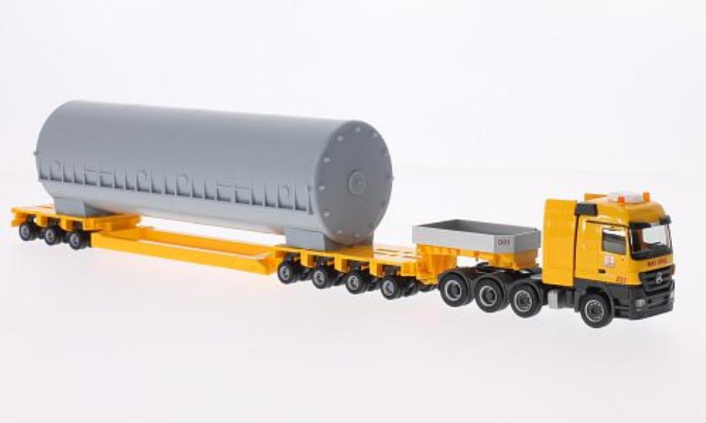 Mercedes Actros 1/87 Herpa MP3 Max Bogl Tieflade-SZ mit Ladung Kessel diecast model cars