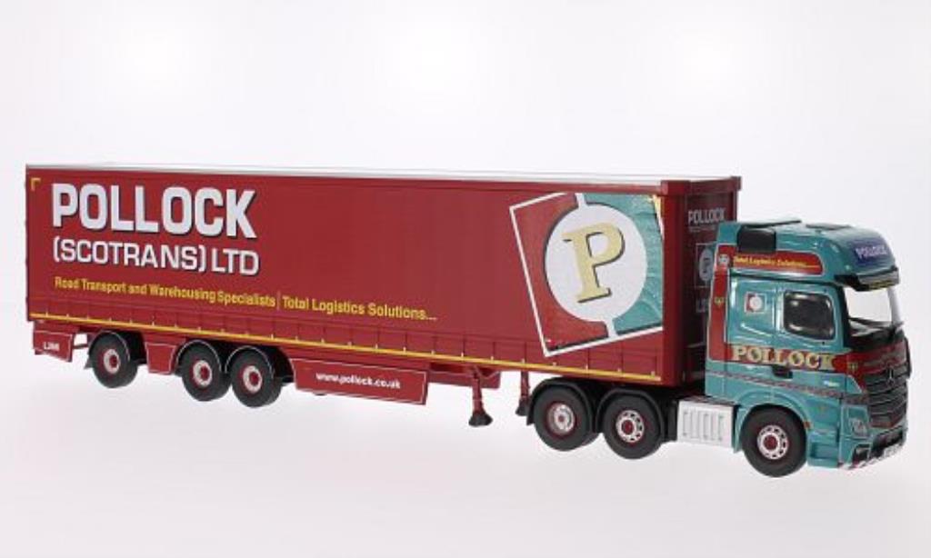Mercedes Actros 1/50 Corgi (MP4) Pollock (Scotrans) Ltd Mega-Gardinenplanen-SZ diecast model cars