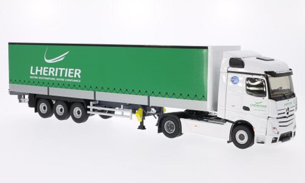 Mercedes Actros 1/43 Eligor MP4 Steamspace Transports Lheritier Gardinenplanen-SZ diecast model cars