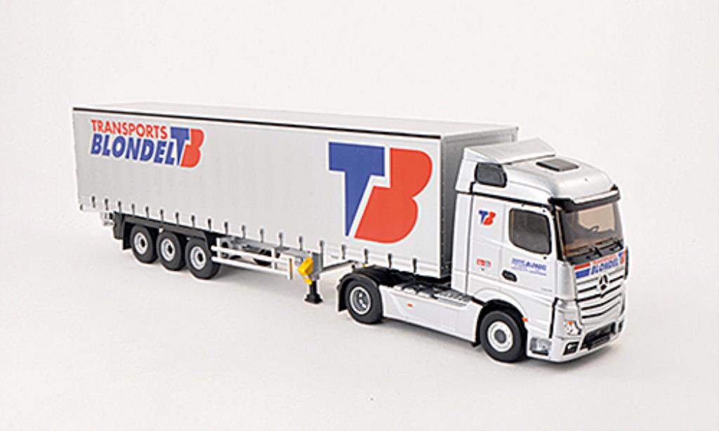 Mercedes Actros 1/43 Eligor MP4 Streamspace Transports Blondel Gardinenplanen-SZ diecast model cars
