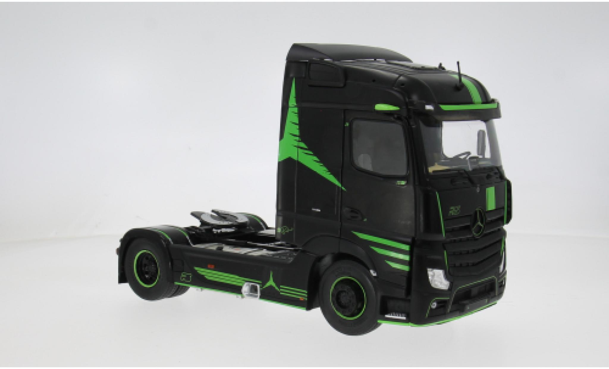 Mercedes Actros 1/24 Solido R5 black/green 1:24 diecast model cars