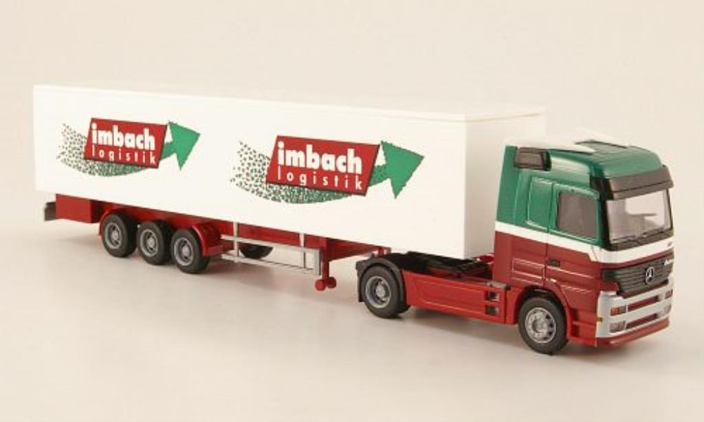 Mercedes Actros 1/87 Rietze Sattelzug Imbach Logistik - Schachen diecast model cars
