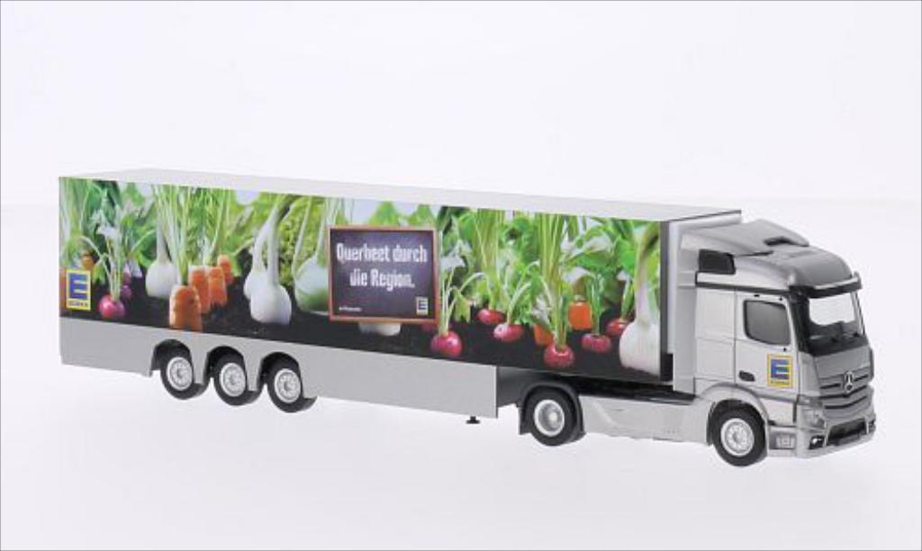 Mercedes Actros 1/87 Herpa Streamspace 2.3 EDEKA Querbeet 2011 diecast model cars
