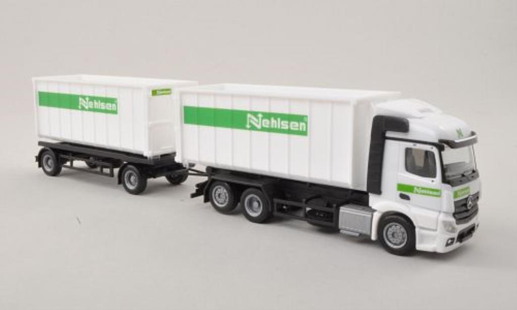 Mercedes Actros 1/87 Herpa Streamspace 2.3 Nehlsen Abrollmulden-HZ diecast model cars