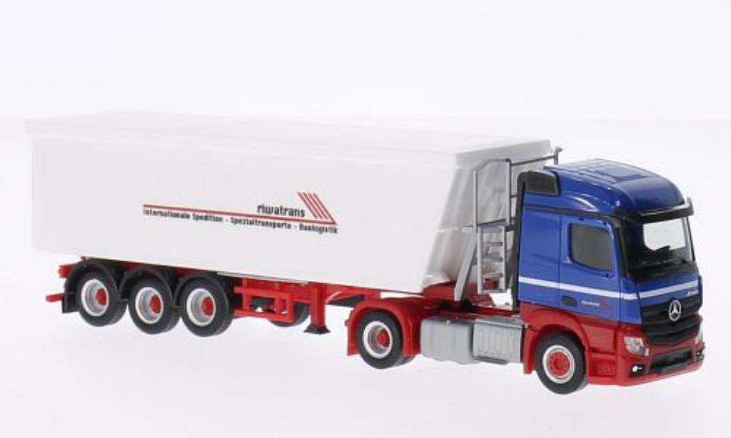 Mercedes Actros 1/87 Herpa Streamspace 2.3 Stoffel-Liner-SZ Riwatrans diecast model cars
