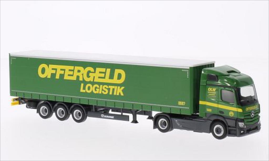 Mercedes Actros 1/87 Herpa Streamspace Offergeld Gardinenplanen-SZ diecast model cars