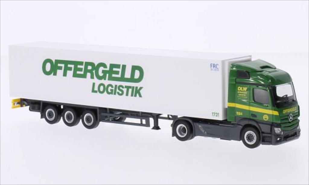 Mercedes Actros 1/87 Herpa Streamspace Offergeld diecast model cars