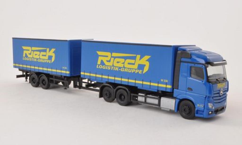 Mercedes Actros 1/87 Herpa Streamspace Rieck Wechselgardinen-HZ diecast model cars