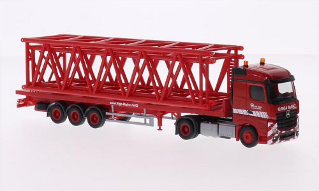 Mercedes Actros 1/87 Herpa Streamspace Riga Mainz 2011 diecast model cars