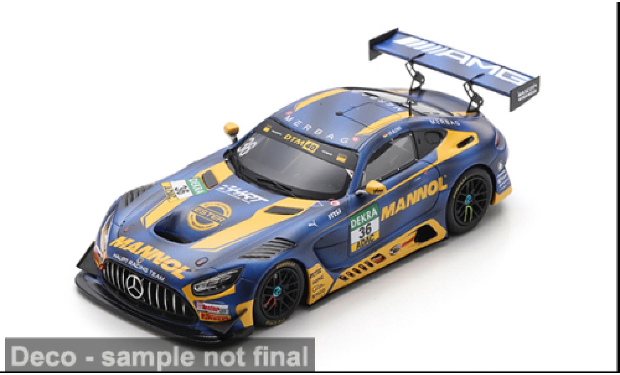Mercedes AMG GT 1/43 Spark 3 DTM DTM-Saison 2024 Haupt Racing Team #36 A.Maini 1:43 diecast model cars