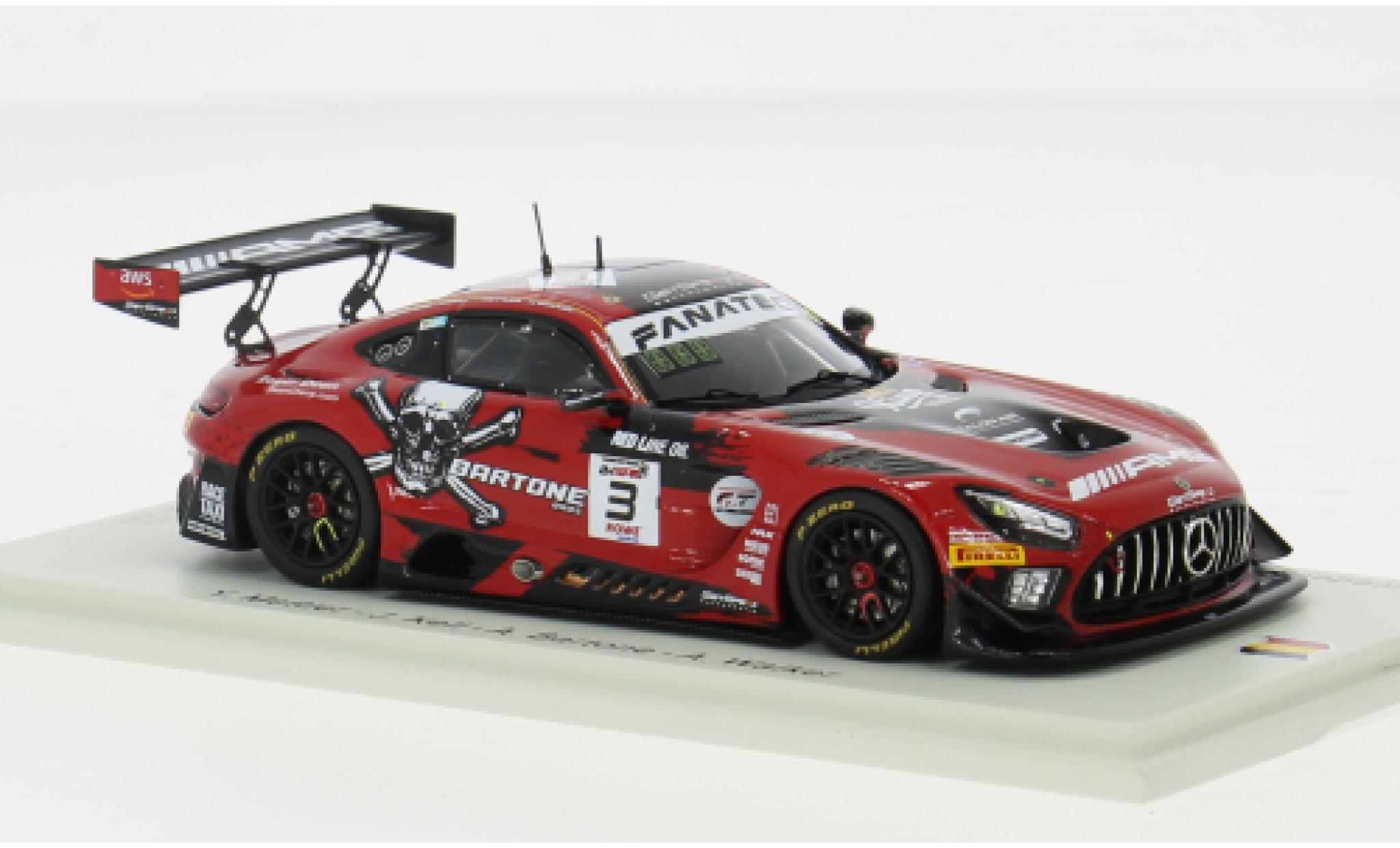 Mercedes AMG GT 1/43 Spark 3 EVO #3 1:43 diecast model cars