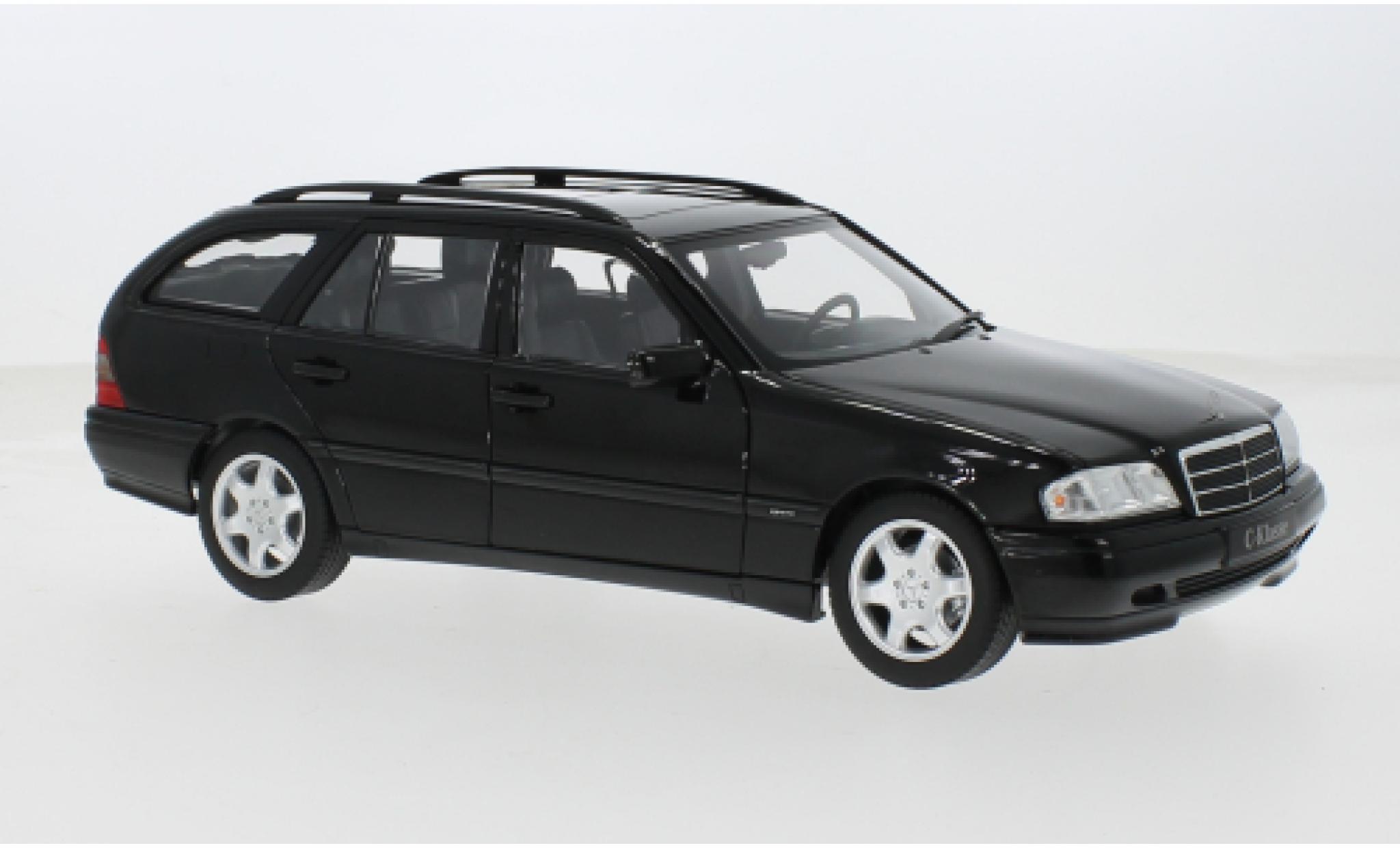 Mercedes Classe C 1/18 Norev (W202 black 1:18 diecast model cars