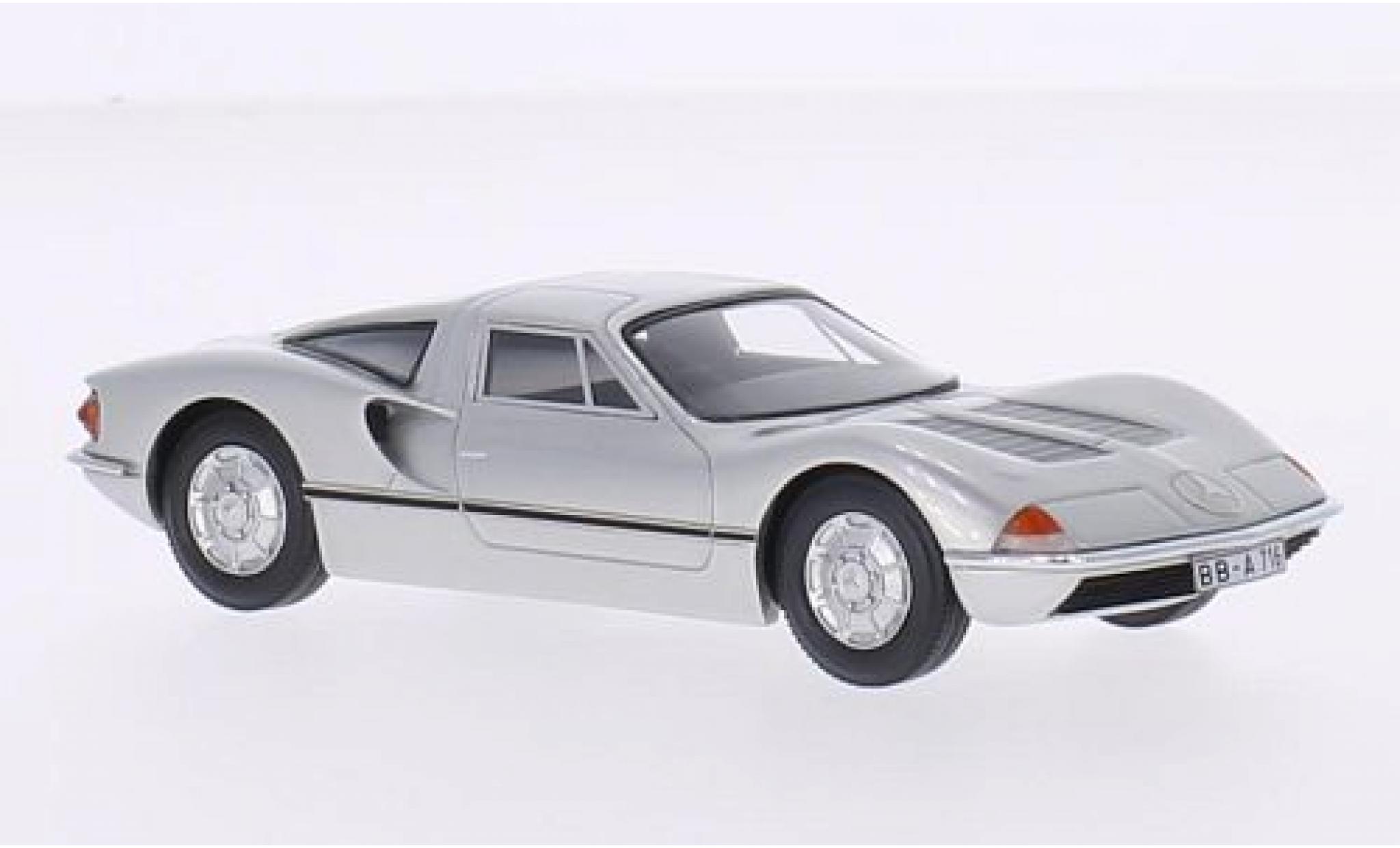 Mercedes C111 1/43 AutoCult Sacco Stu silver 1:43 diecast model cars