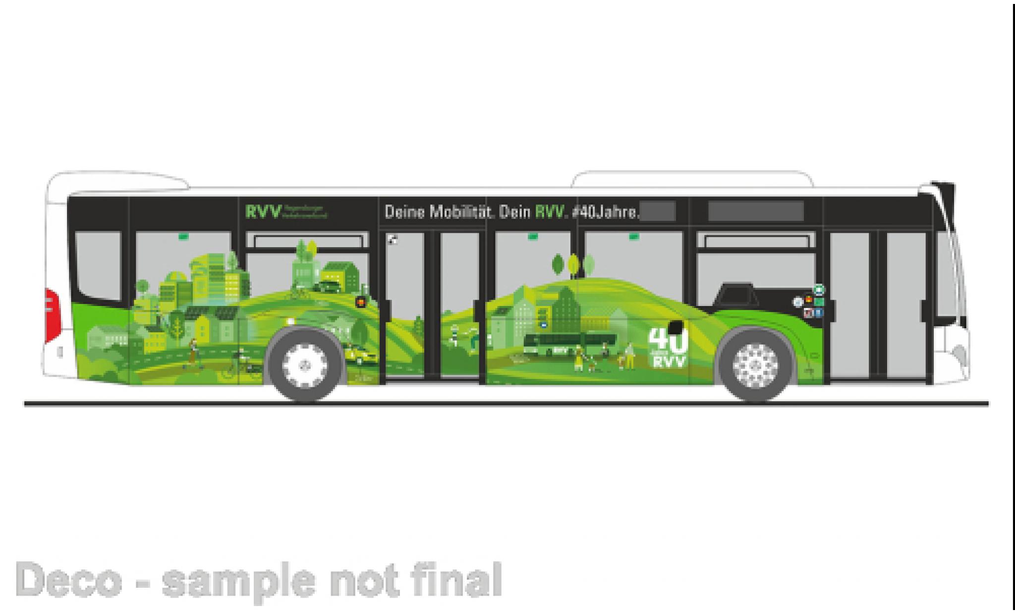 Mercedes Citaro 1/87 Rietze 40 Jahre 1:87 diecast model cars