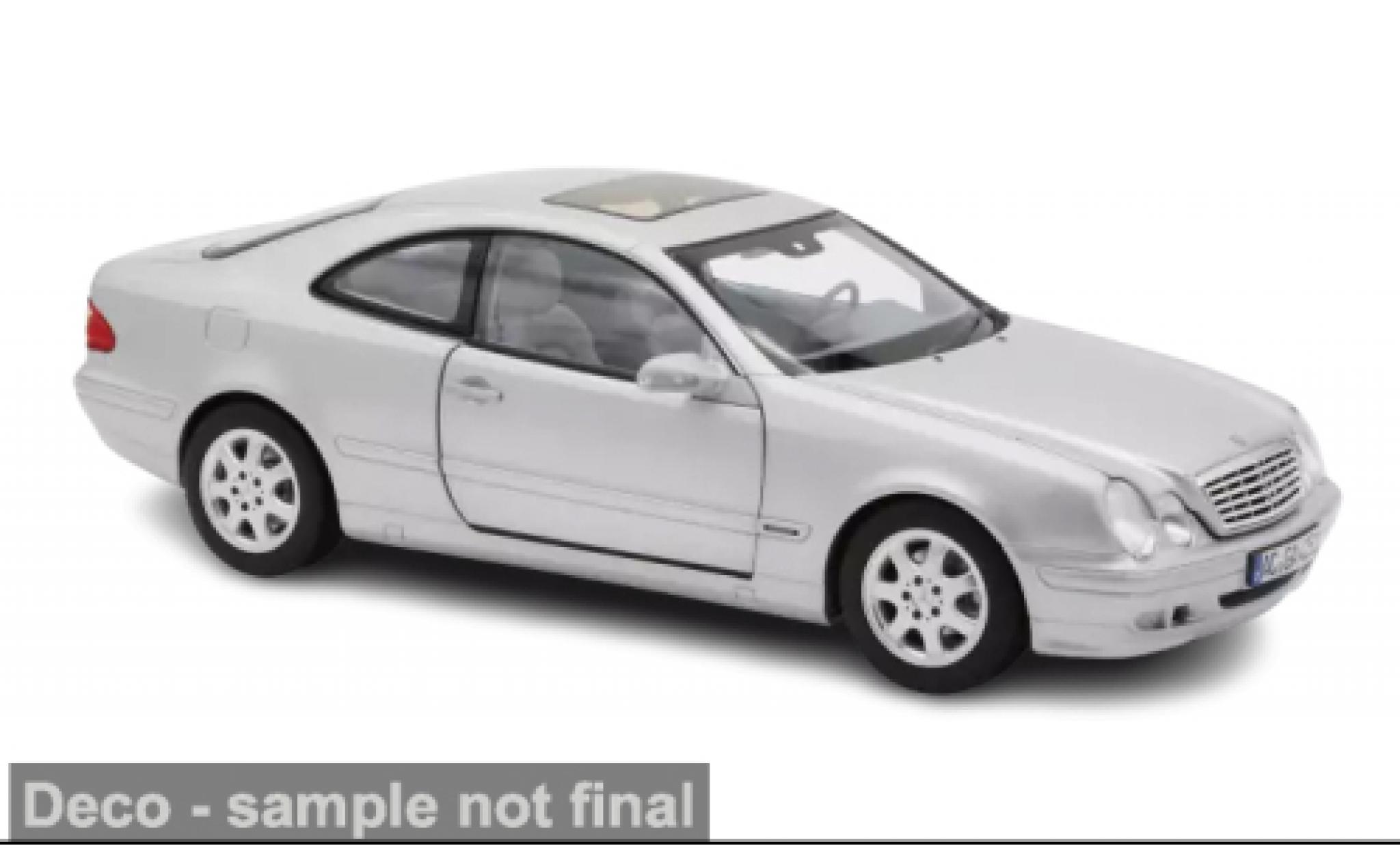 Mercedes CLK 1/18 Norev -Class silver 2000 1:18 diecast model cars