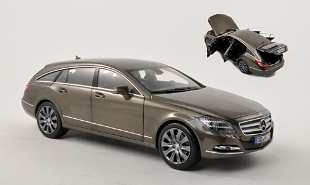 Mercedes Classe CLS 1/18 Norev 500 Shooting Brake (X218) grey HQ 2012 diecast model cars