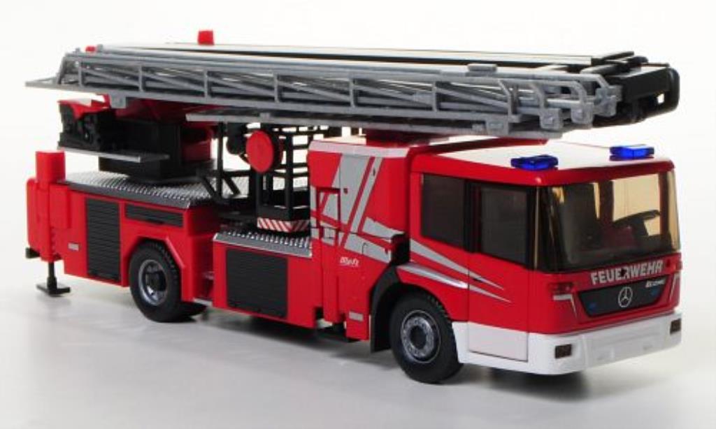 Mercedes Econic 1/87 Wiking mit Metz B32 Hubrettungsbuhne Fire brigade diecast model cars