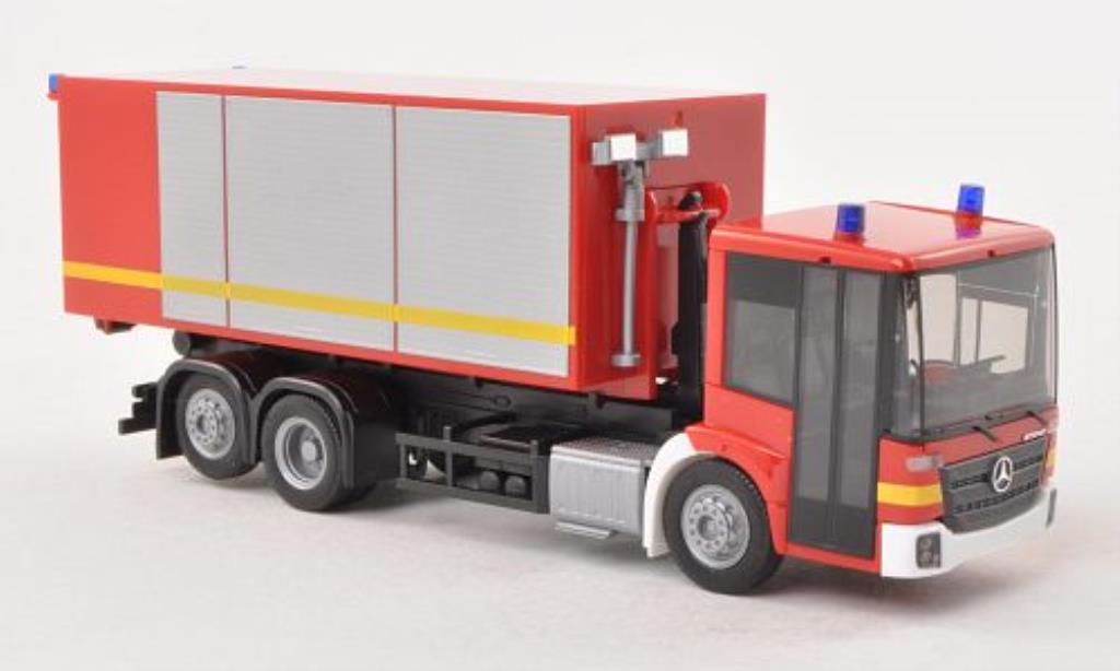 Mercedes Econic 1/87 Herpa Wechsellader-LKW Fire brigade diecast model cars
