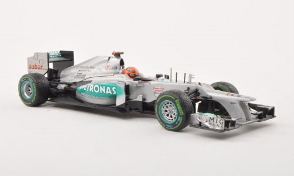 Mercedes F1 1/43 Minichamps W03 No.7 Petronas Last Race GP Brasilien 2012 diecast model cars