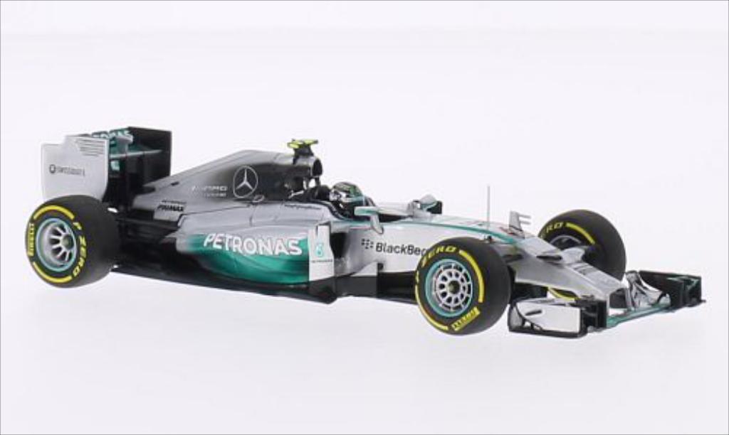 Mercedes F1 1/43 Minichamps W05 Hybrid No.6 AMG Petronas Team Petronas Formel 1 GP Abu Dhabi 2014 diecast model cars