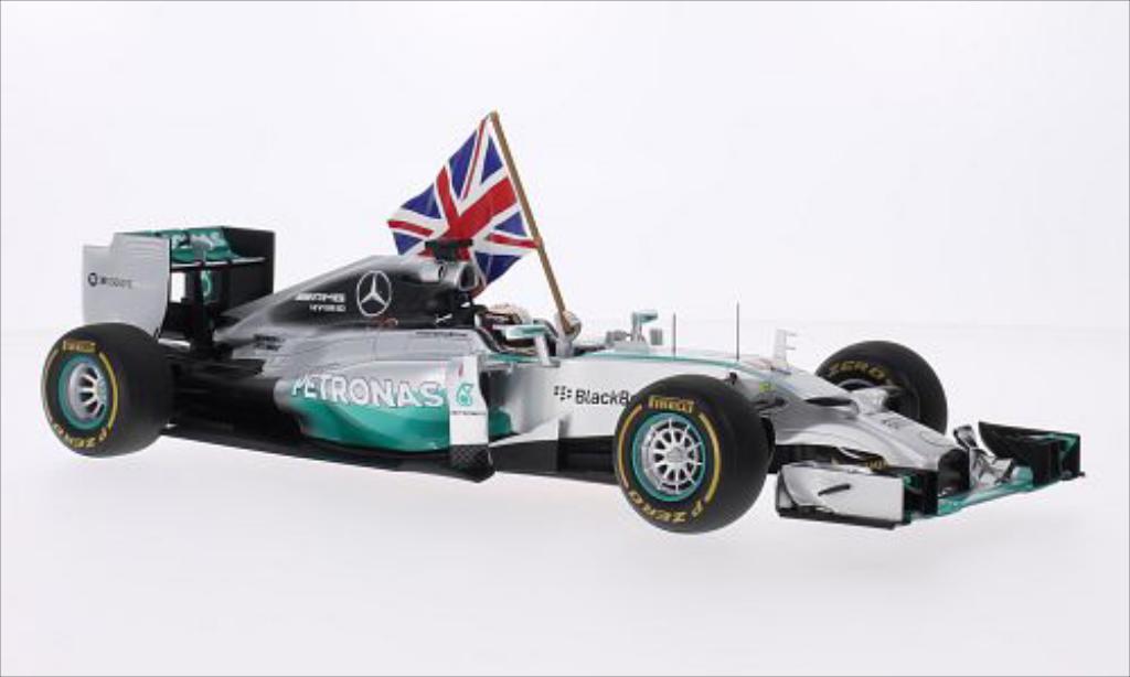 Mercedes F1 1/18 Spark W05 No.44 Formel 1 GP Abu Dhabi 2014 diecast model cars