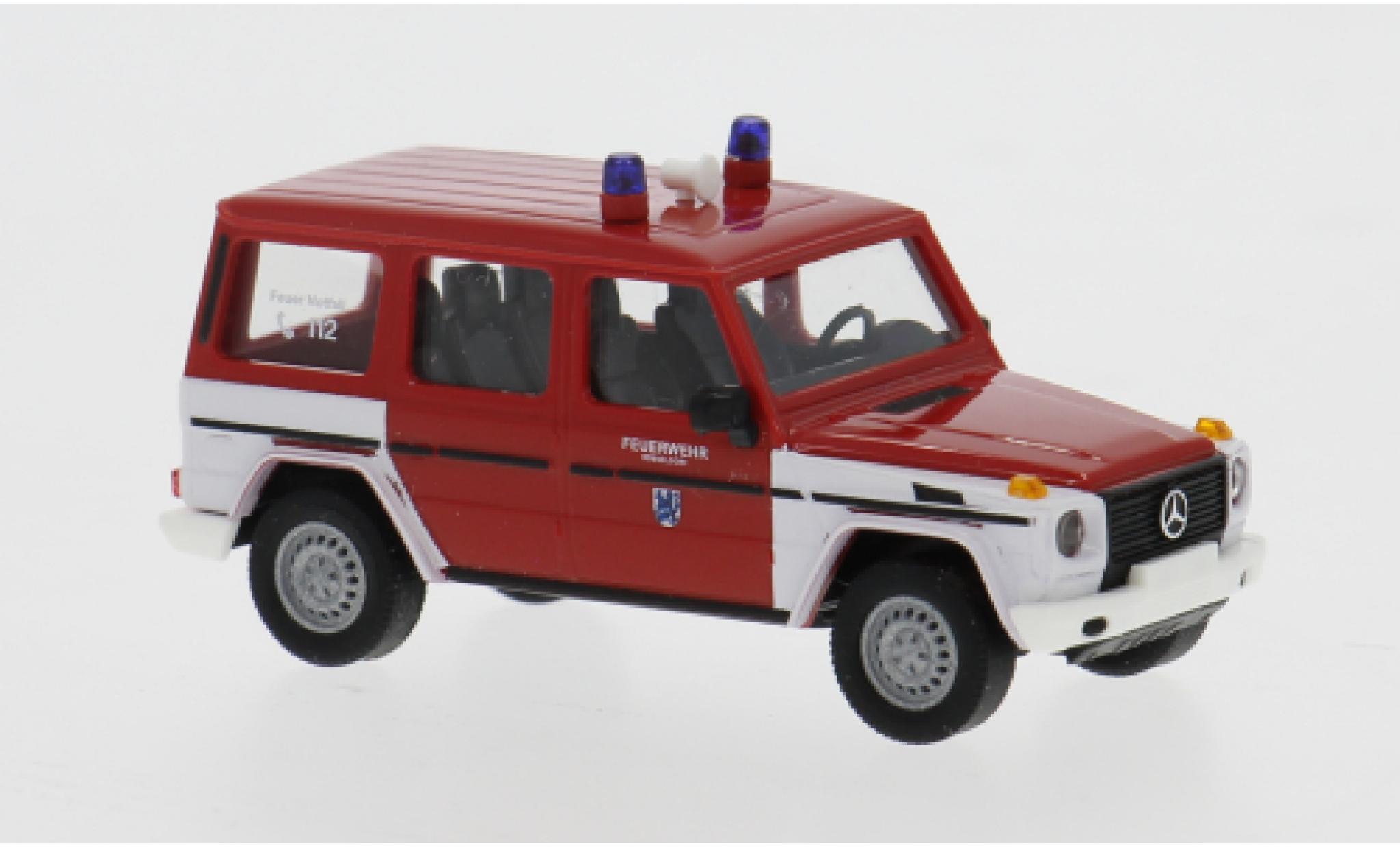 Mercedes Classe G 1/87 Busch 1990 Fire brigade D&uuml;sseldorf 1:87 diecast model cars