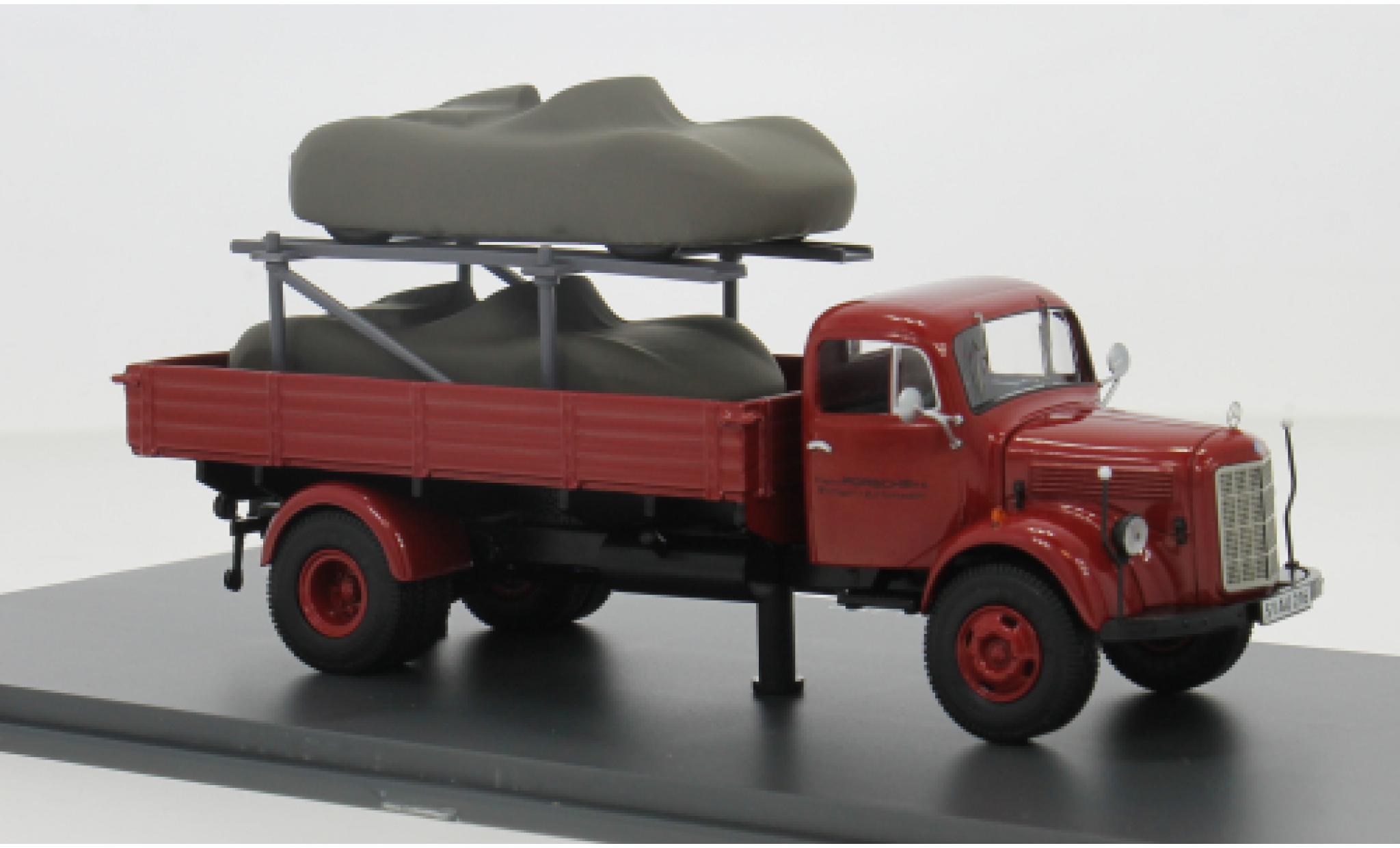 Mercedes L3500 1/43 Schuco Pritsche Porsche Renndienst 1:43 diecast model cars