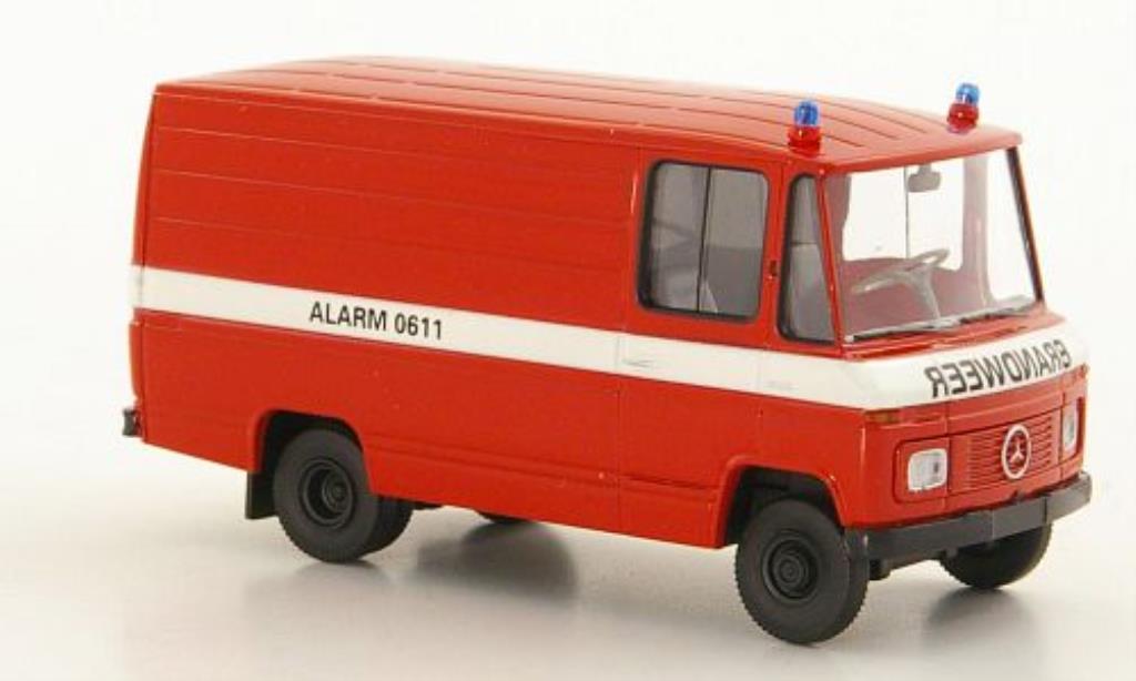 Mercedes L408 1/87 Brekina Kasten Brandweer Fire brigade diecast model cars
