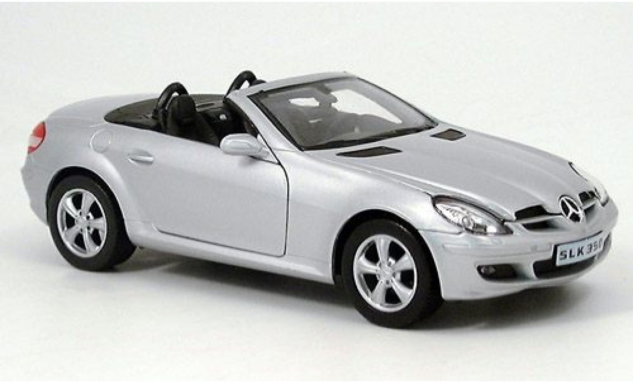 Mercedes Classe SLK 1/24 Welly SLK 350 silver 1:24 diecast model cars
