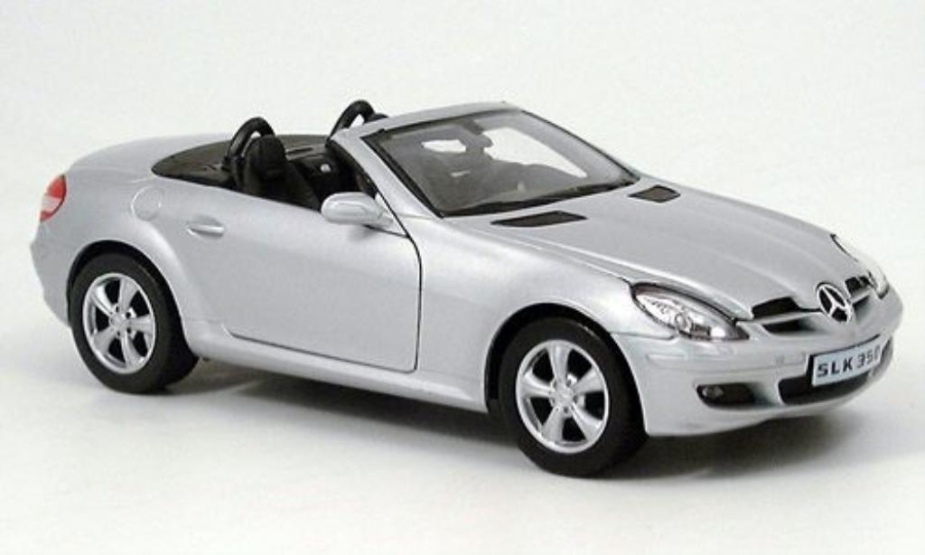 Mercedes Classe SLK 1/24 Welly 350 grey diecast model cars