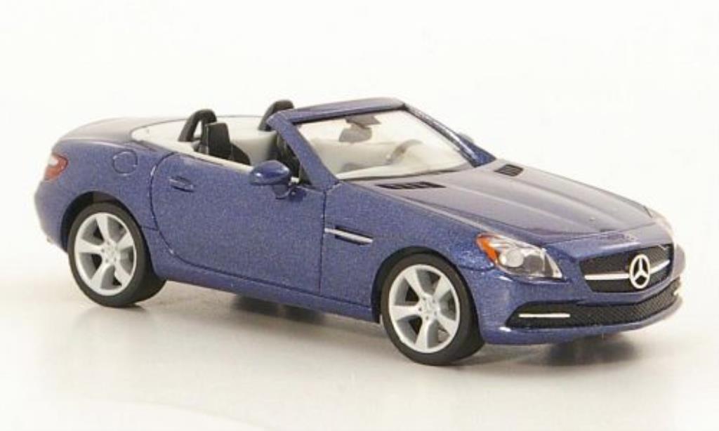 Mercedes Classe SLK 1/87 Herpa (R172) blue 2011 diecast model cars