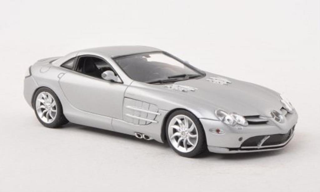 Mercedes SLR 1/43 Minichamps McLaren matt-grey 2004 diecast model cars