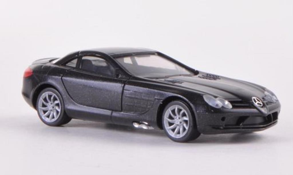 Mercedes SLR 1/87 Herpa McLaren black innen grey 2004 diecast model cars