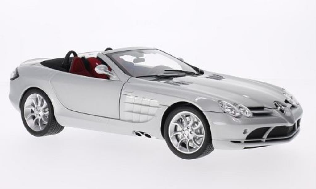 Mercedes SLR 1/18 Minichamps McLaren Roadster grey 2007 diecast model cars