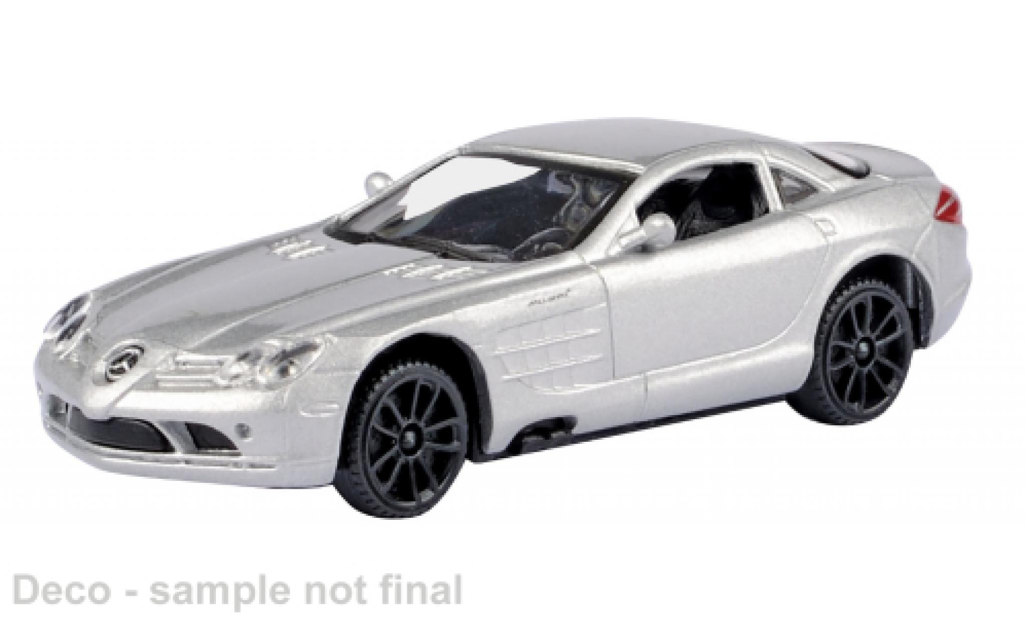 Mercedes SLR 1/43 Motormax McLaren silver 1:43 diecast model cars