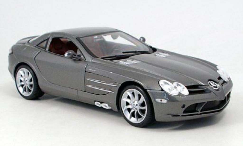 Mercedes SLR 1/18 Maisto greygrey 2003 diecast model cars
