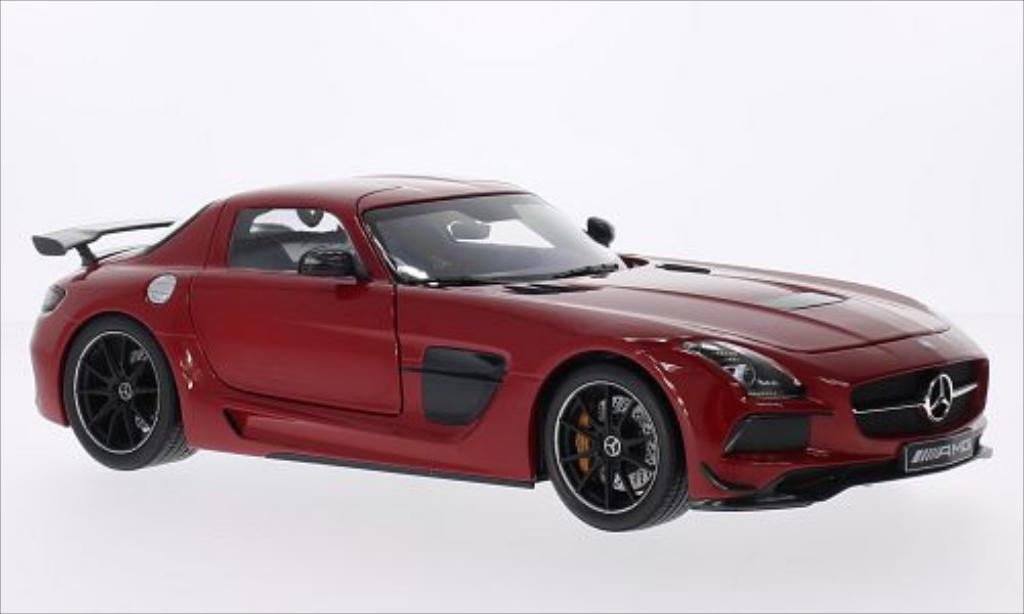Mercedes SLS 1/18 Minichamps AMG Black Series red 2013 diecast model cars