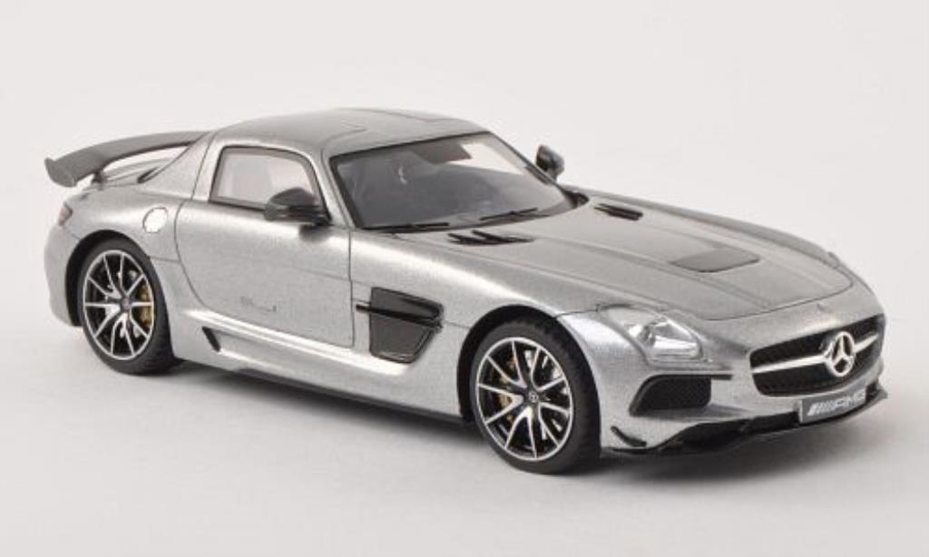 Mercedes SLS 1/43 Minichamps AMG (C197) Black Series grey 2013 diecast model cars