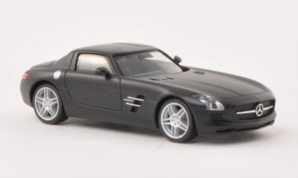 Mercedes SLS 1/87 Herpa AMG (C197) matt-black diecast model cars