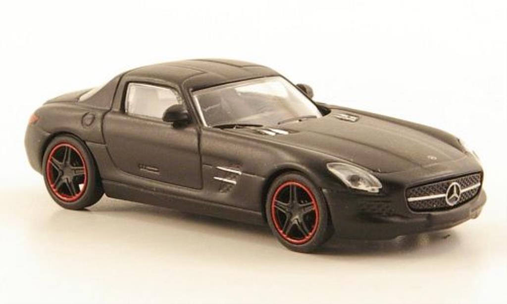 Mercedes SLS 1/87 Schuco AMG (C197) mattblack diecast model cars