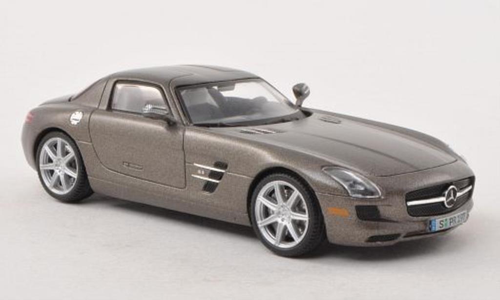 Mercedes SLS 1/43 IXO AMG (C197) matt-grey diecast model cars