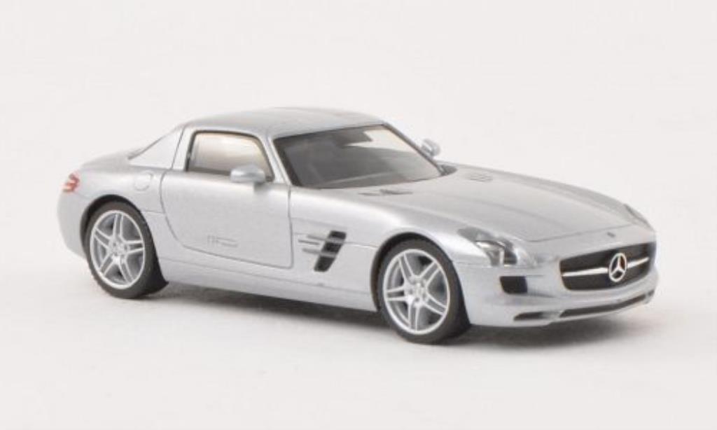 Mercedes SLS 1/87 Herpa AMG (C197) mett-grey diecast model cars